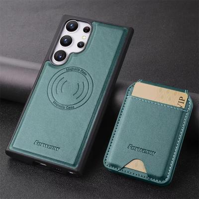 Odnímatelná peněženka s RFID blokováním magnetického pouzdra pro Samsung Galaxy S25 Ultra S24 S23 S22+ Plus A56 A55 A36 A35 A25 A16 A15