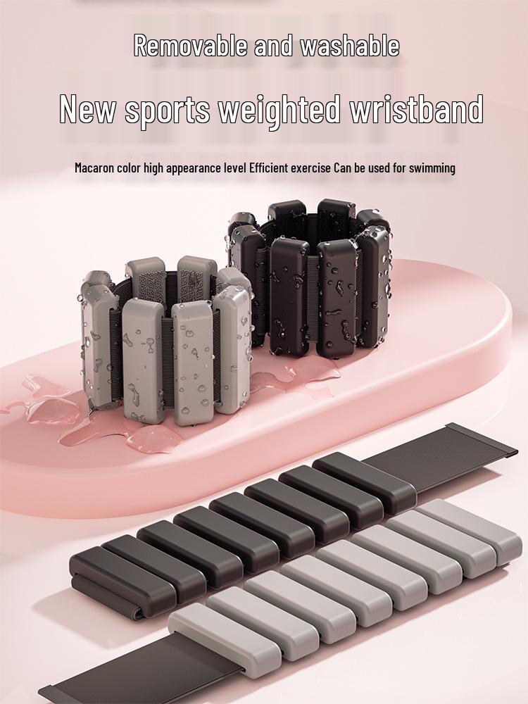 Weighted Silicone Ankle & Wrist Training Bracelet for Men & Women Fitness