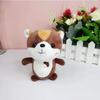 Plush Whimsical Squirrel Keychain Cartoon Animal Design For Bags Gifts And Keychains
