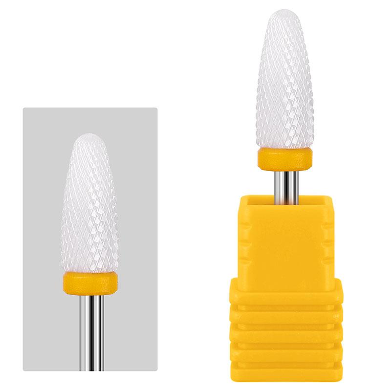 Ceramic Carbide Nail Drill Bits Milling Cutter For Manicure Set Mill Brush Manicure Machine Accessories for Removing Gel Varnish