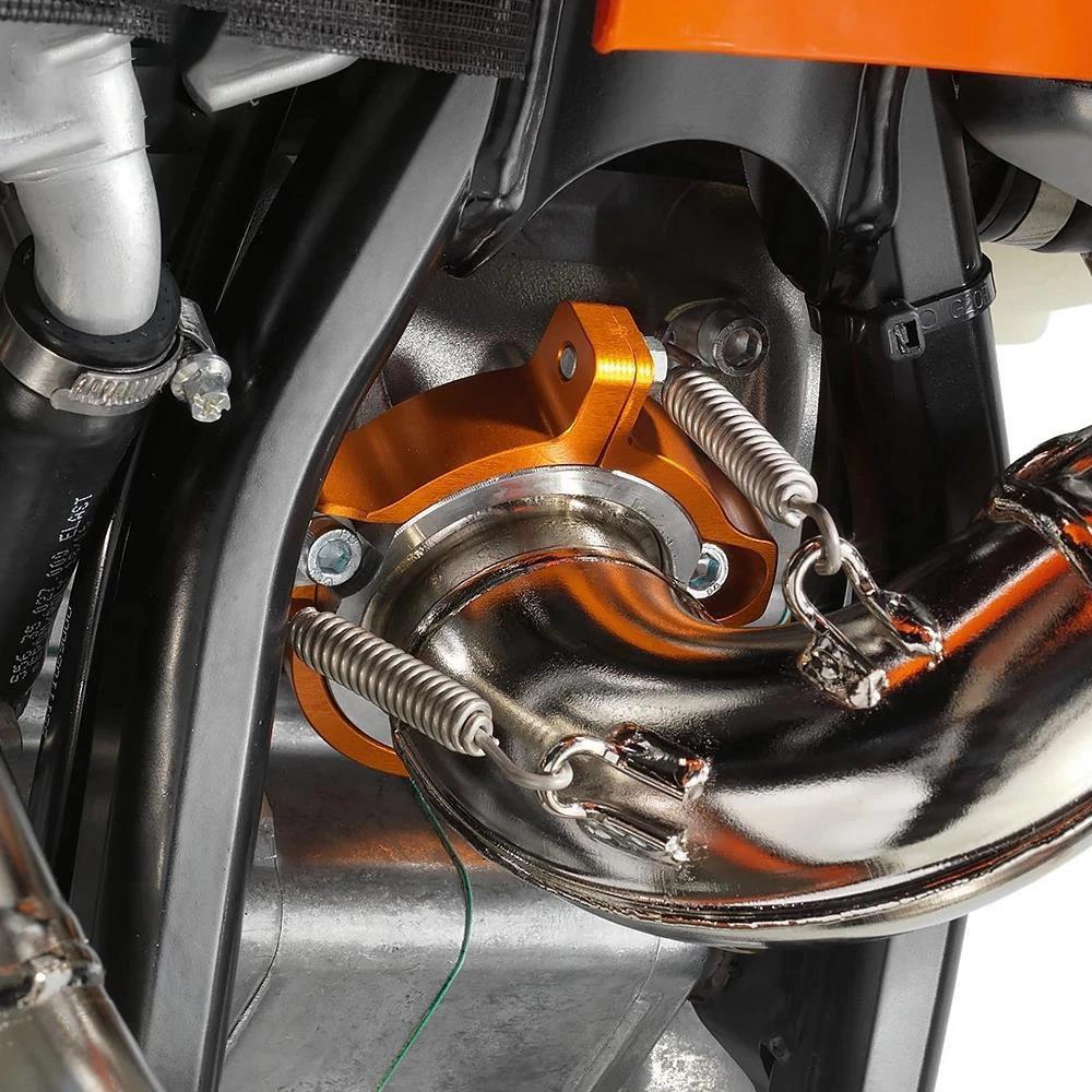 For KTM 250 300 EXC XC XCW/XC-W Six Days/XC-W TPI 2017-2022 Motorcycle Exhaust Tip Muffler Pipe Clamp Flanges Protector