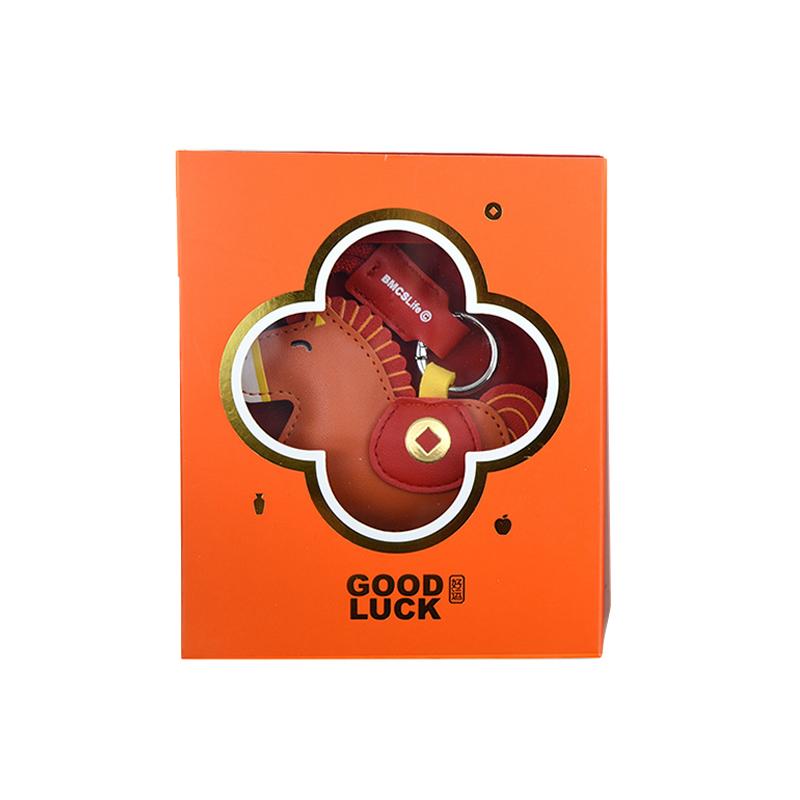 Horse Leather Keychain- Horse Bag Charm For Handbags, Car Keys, Purse, Backpack-Meaning: Will Soon Have Money