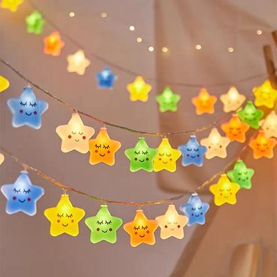 New LED Colorful Star Light String USB Living Room Outdoor Garden Camping Wedding Christmas Party Decoration Atmosphere Light