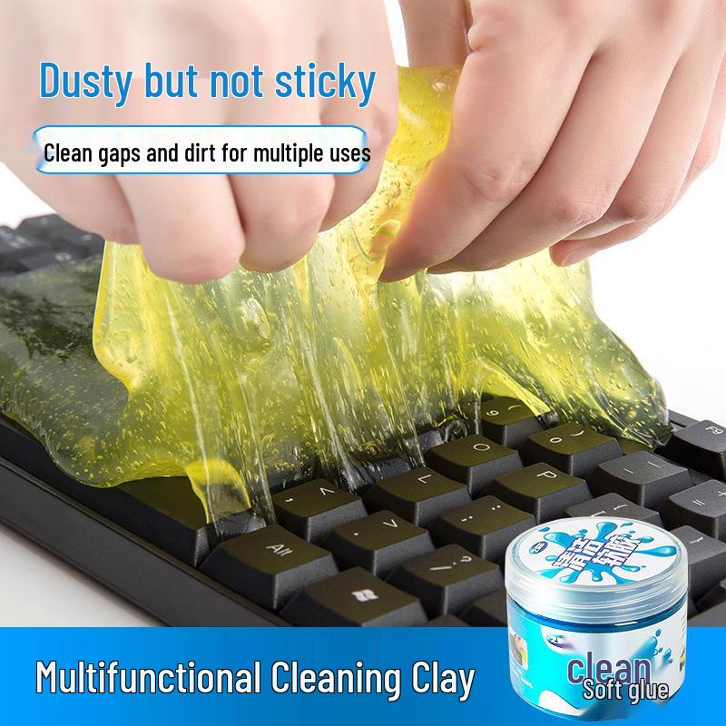 Sticky Gel Cleaner for Car Interior & Household Use: Versatile Dust Remover for Keyboards, Windows, and More