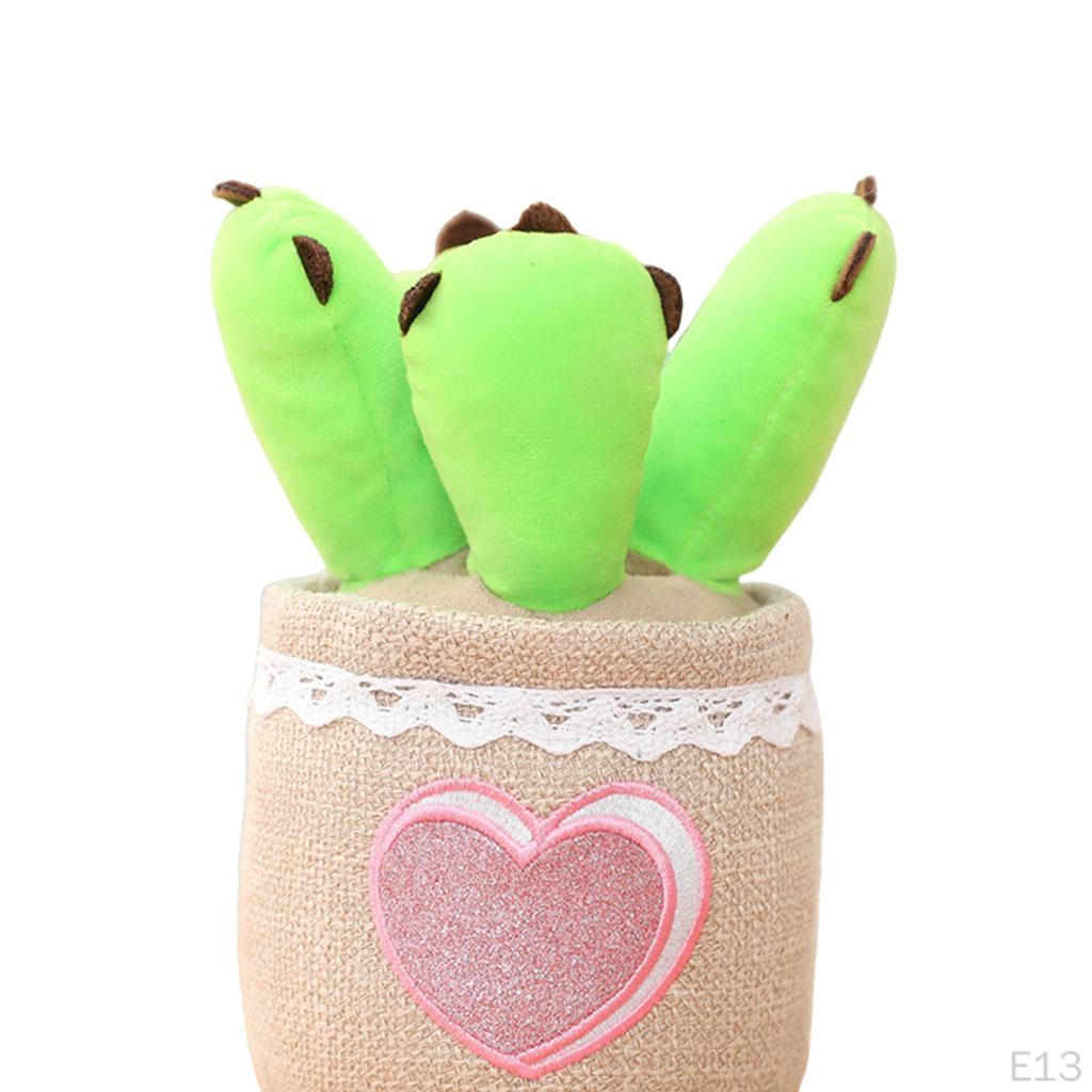 Cute Potted Plants Plush Toys, Lovely Stuffed Doll, Car office and home Drcorative Small Gadget for