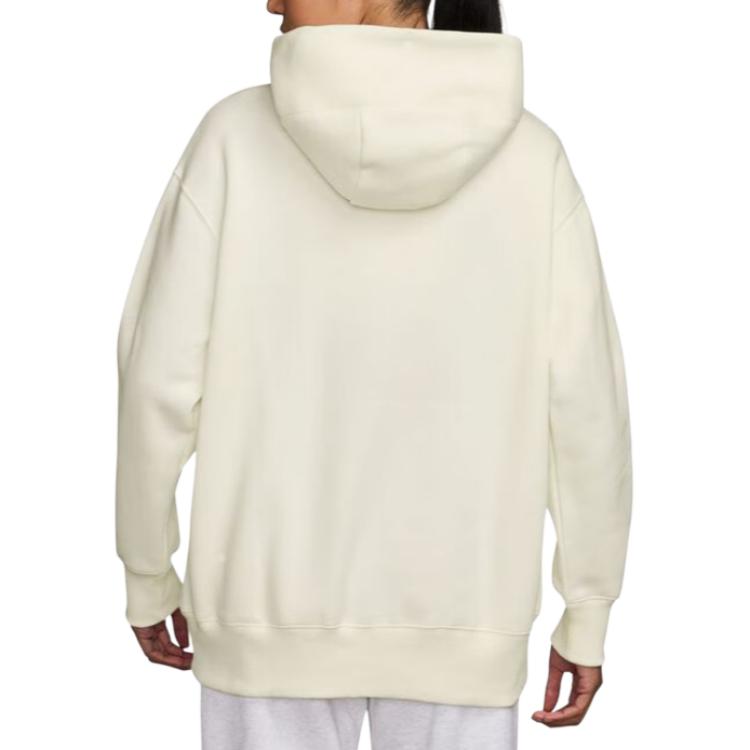Nike Sweatshirts Women's Ecru Hooded Moderate Regular HV2784-133