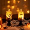 LED Halloween Pumpkin Lantern Candle Lamp – Decorative Night Light Ornament