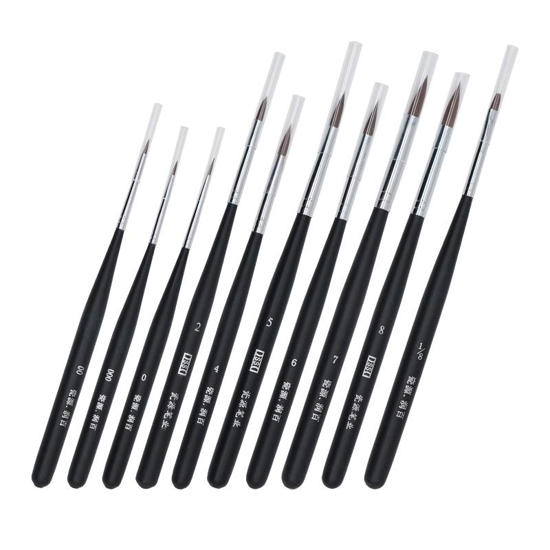 1 Pcs Dental Porcelain Brush Pen 10 Models Stacking Glazing Brush Dentist Tools Lab Equipment Technician