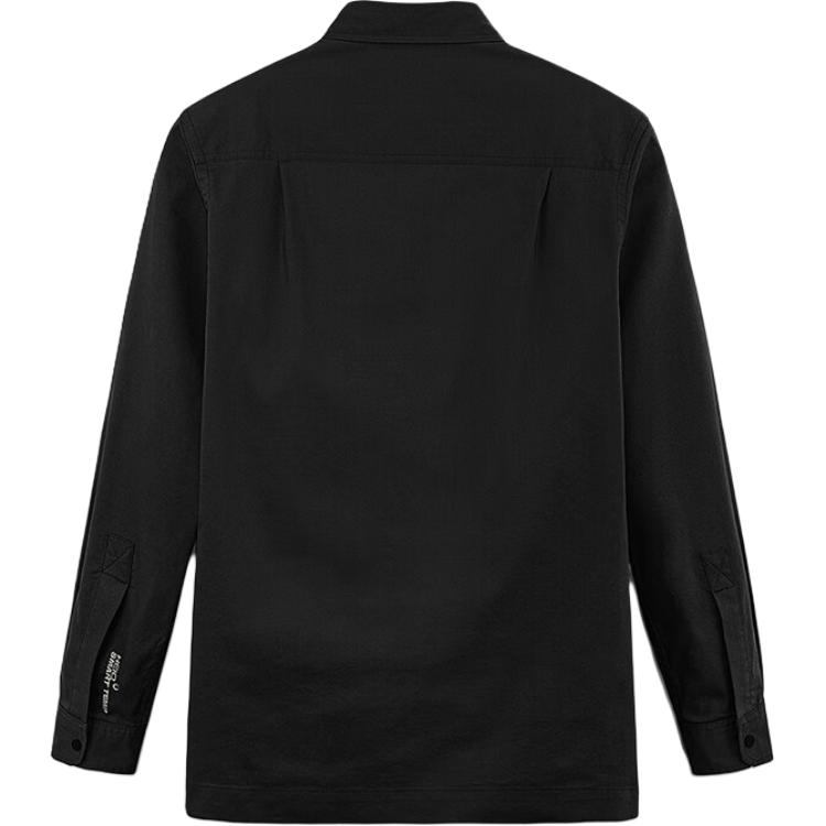 Timberland Outdoor Casual Simple Multi-Pocket Comfortable Solid Color Long Sleeve Shirt Men Shirts Black A68WU-001