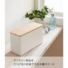 Yamazaki Lin Bathroom Storage Case Natural, Approx. 23X10.5X14cm, 4808