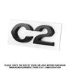 AQP4   1 unidad Pegatina Insignia de Letra de Coche 3D de ABS Pegatina Decorativa para Maletero de Carrocería de Coche Para Citroen C2 C4 C5 Aircross VTS C-ELYSEE Berlingo C4L