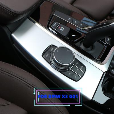Panel Osłony Gałki Zmiany Biegów Samochodowej ABS dla BMW X3 G01 2018 - 2026 LHD Naklejki Dekoracyjne Gałek Zmiany Biegów Listwy Wykończeniowe Akcesoria Stylizacyjne