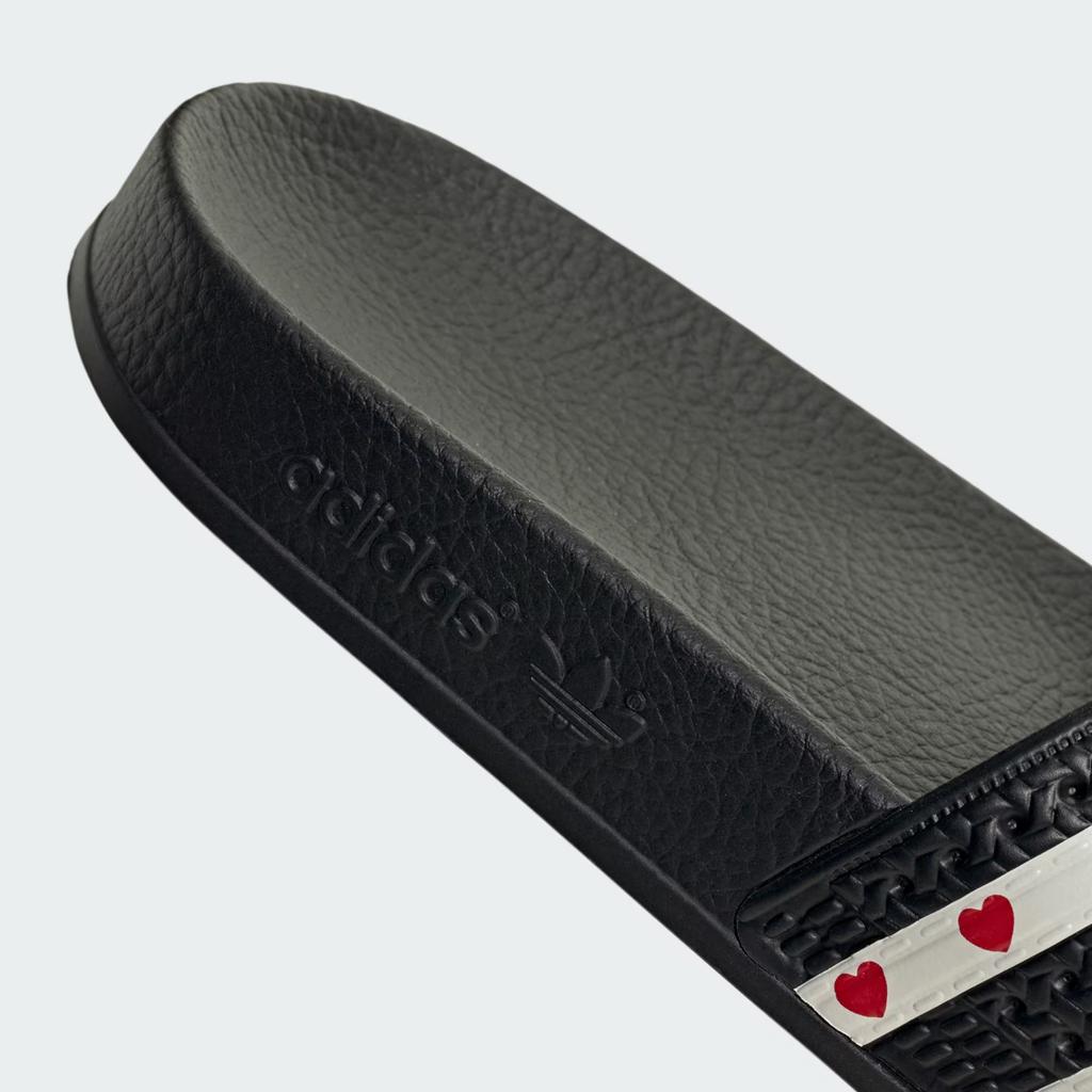 KH9952 Adidas Adilette Slides Core Black Wonder White Better Scarlet (Women's)