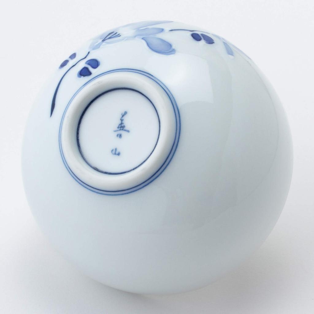 Hasami ware teacup for sencha with Tsujigahana approximately dishwasher made in product number 73199 (green tea), lid, pattern, 175ml, safe, Japan,