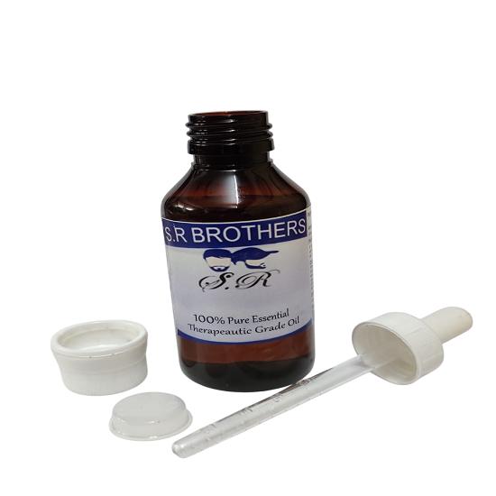 S.R Brothers Kaffir Lime Leaf (Citrus Hystrix) Pure & Natural Therapeutic Grade Essential Oil Plastic with Dropper