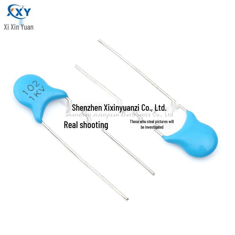 High Voltage 1nF 1000V 20% Ceramic Capacitor Through-hole Blue Dielectric
