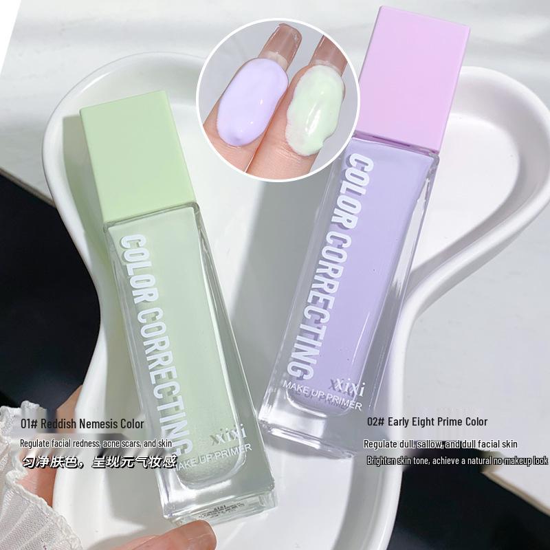 Xixi Translucent Primer: Moisturizing, Oil-Control, Skin-Tone Correcting, Pore-Minimizing Makeup Base