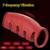 Silicone Penis Rings Vibrator Delay Ejaculation Vibrating Cock Rings G-spot Clitoris Stimulator Adult Product Sex Toy for Couple