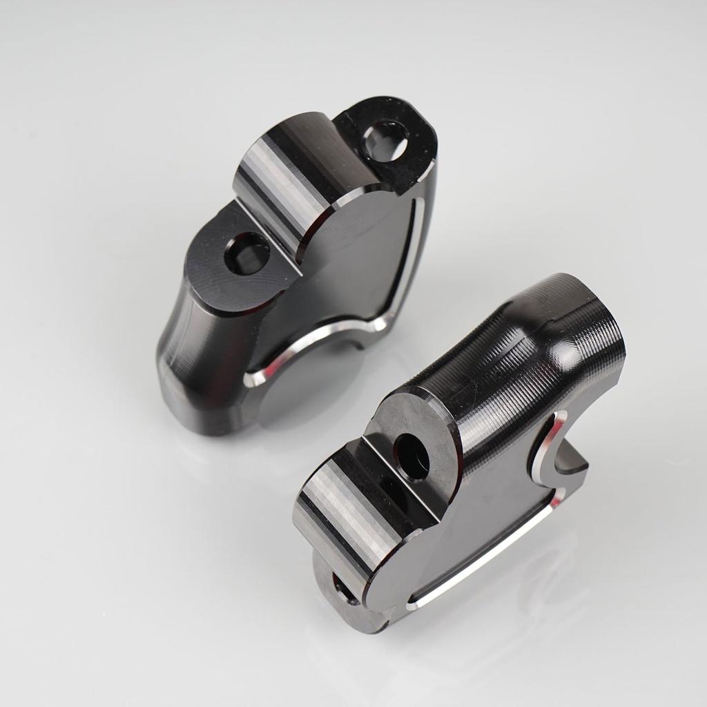 WOOGA Motorcycle Handlebar Risers 45mm Lossless Mount Aluminum Handlebar Raise 25mm Rearward Handlebar Height Up Adapter Fits Honda Rebel CMX 1100 CMX