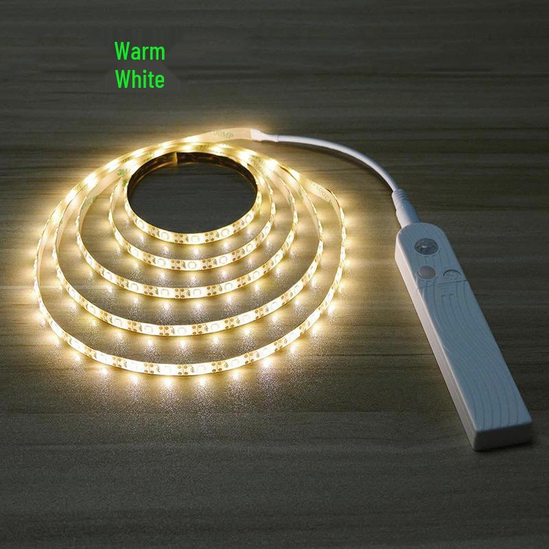 LED Motion Sensor Night Light Strip with PIR Technology for Cabinets and Wardrobes