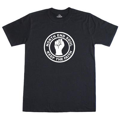 Norte Extremo Soul Keep The Faith Logo Música Hombre Normal Camiseta Algodón T Shirt