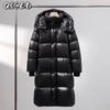 Moda feminina casual outono inverno cor sólida estampa manga comprida jaquetas e casacos casacos de plumas