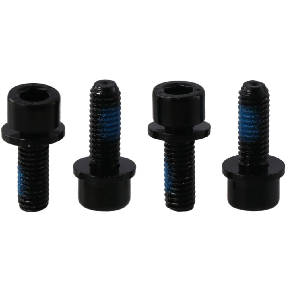 

4 шт. черный зажимной винт синий винт совместимый удобный винт дискового тормоза велосипеда