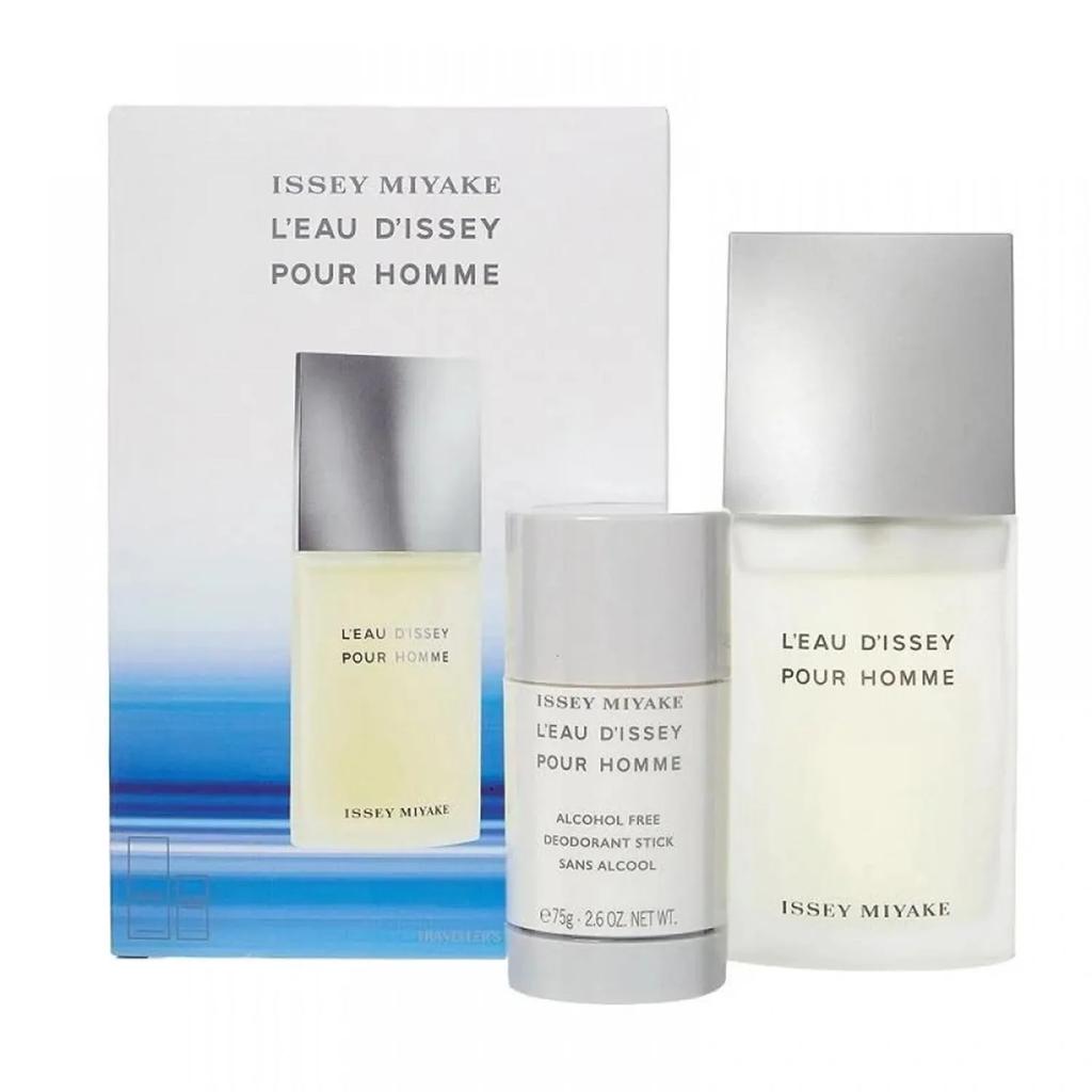 Issey Miyake L'eau D'issey Eau De Toilette Para Hombre 75ml Spray Desodorante Stick Sin Alcohol 75g