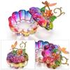 Pumpkin Shape Nail Dappen Dish for Acrylic Nails Glass Crystal Acrylic Powder Holder with Lid Dappen Dish Cup