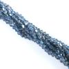 4mm Faceted Diamond Crystal Glass Beads for Handmade Hair Accessories
