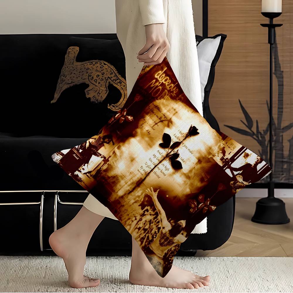 

Electronic Rock DepecheS Cool Mode pillow cover sofa cushion cover home room decoration children gift 12x12Inch