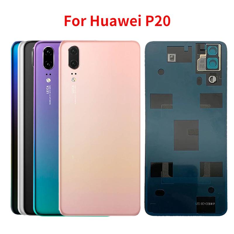 

Новая задняя панель для Huawei P20 EML L09 L22, стекло батареи, задняя дверь, замена корпуса с камерой