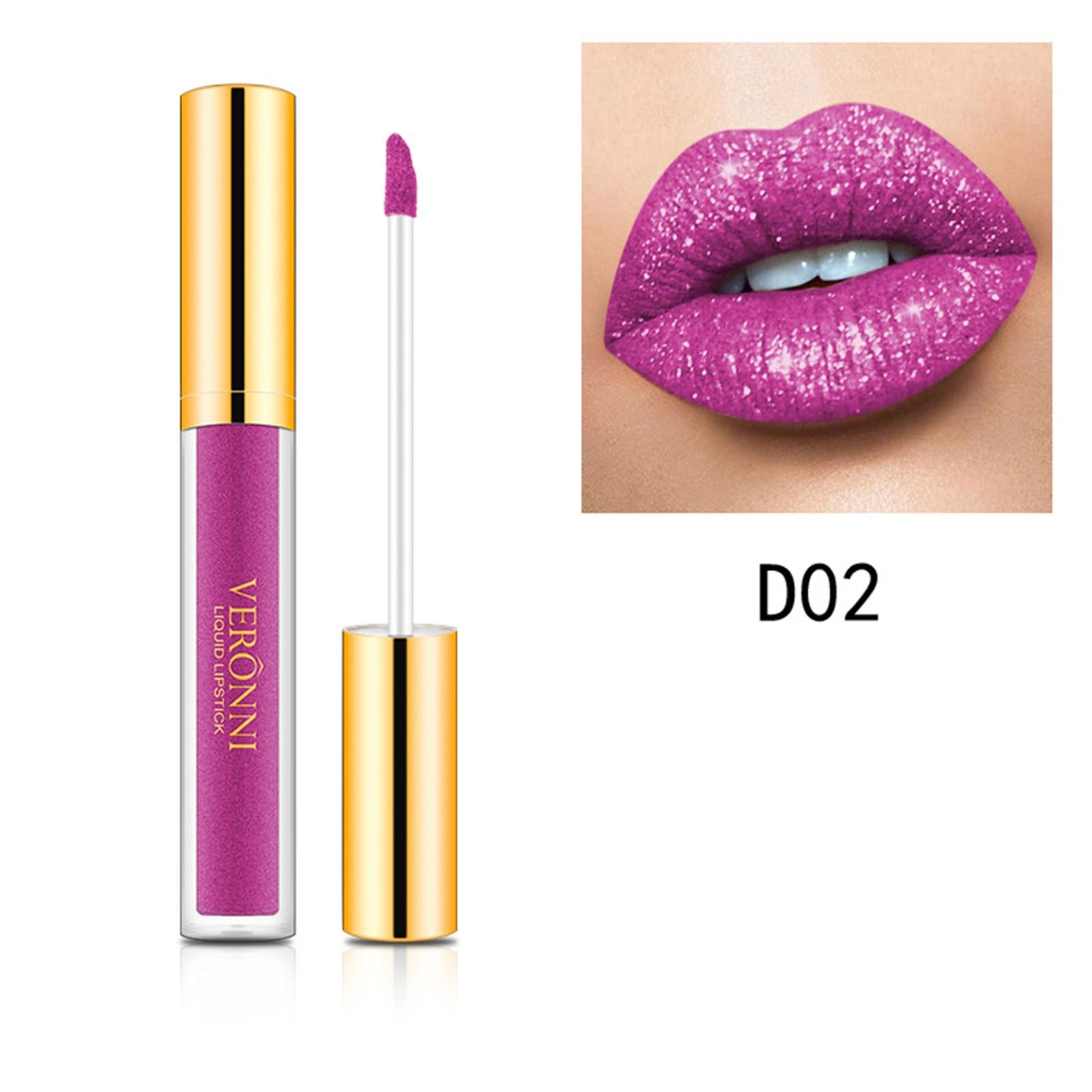

6ml Diamond Shiny Long Lasting Lipstick Create Shiny Sexy Lips 10 Color