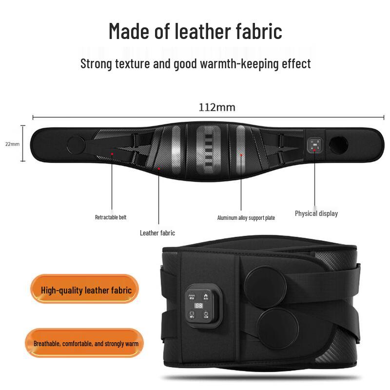 Chigo Graphene Heated Lumbar Massager Belt CN Plug (adapter Included)