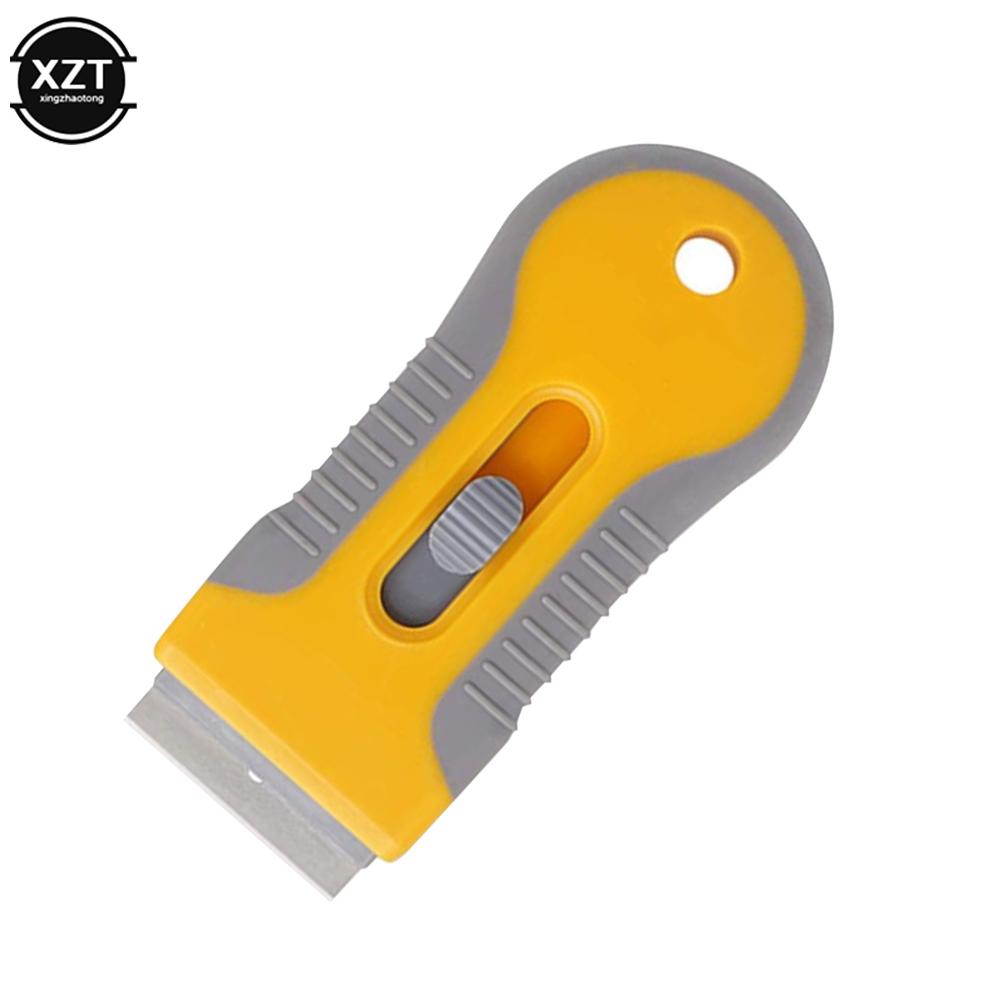 Car Window Glass Sticker Clean Razor Scraper Ceramic Razor Blade Tint Vinyl Wrap Glue Squeegee Remover Cleaner