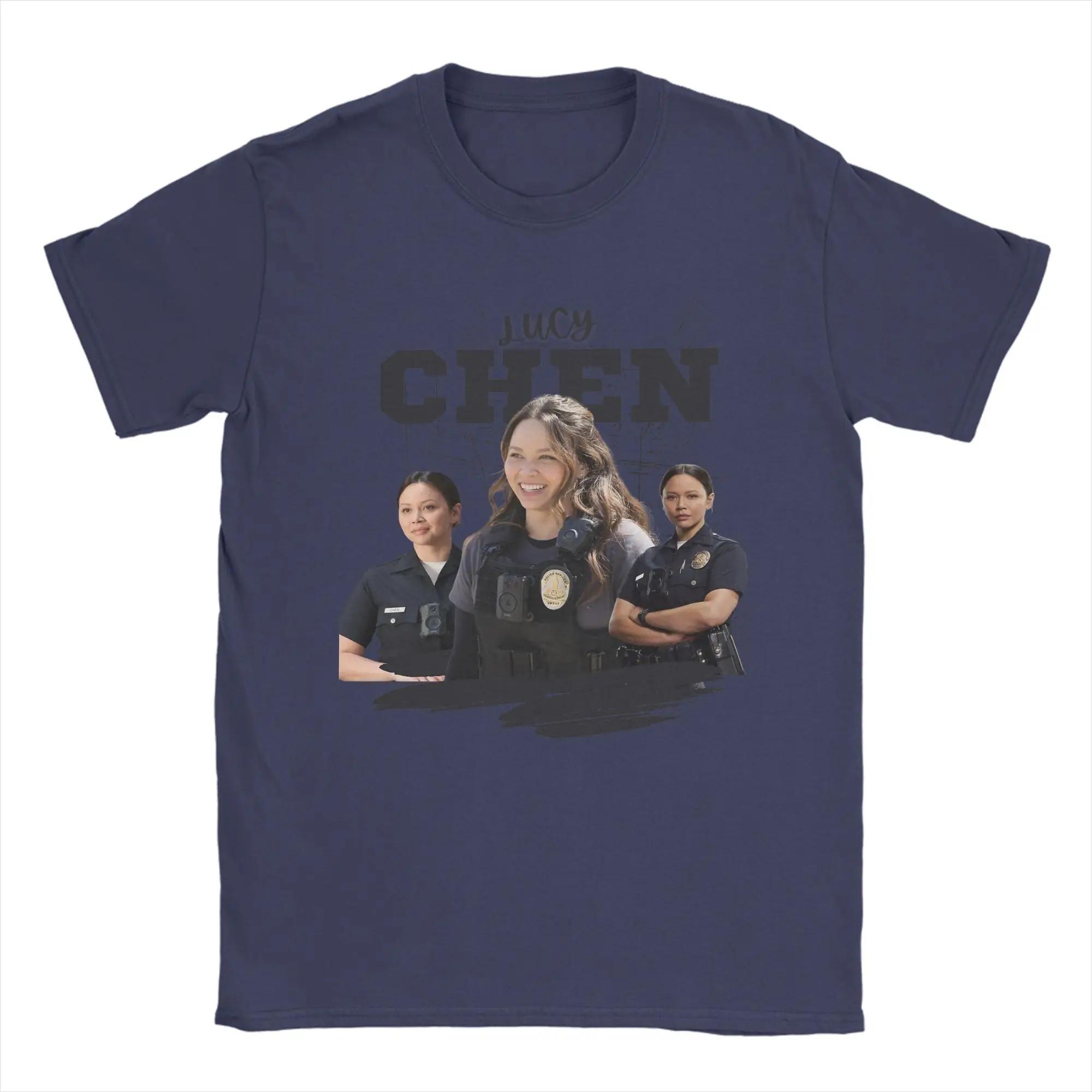 

Leisure Lucy Chen Melissa ONeil The Rookie TShirts for Unisex 100 Cotton T Shirts Short Sleeve Tee Shirt Printing Clothing 4XL
