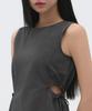 Musinsa Standard Woman Women'S Nylon Cutout Long Dress [Dark Grey]