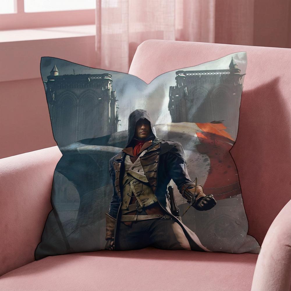 PassionA-AssassinsS C-CreedS Cushion Cover Multi-Scene Pillow Cover for Home & Car - Reversible, Soft & Durable for Daily Use