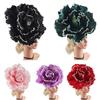 Großer Blumen-Fascinator Übertriebenes Stirnband und Clip Elegantes Haaraccessoire für Damen