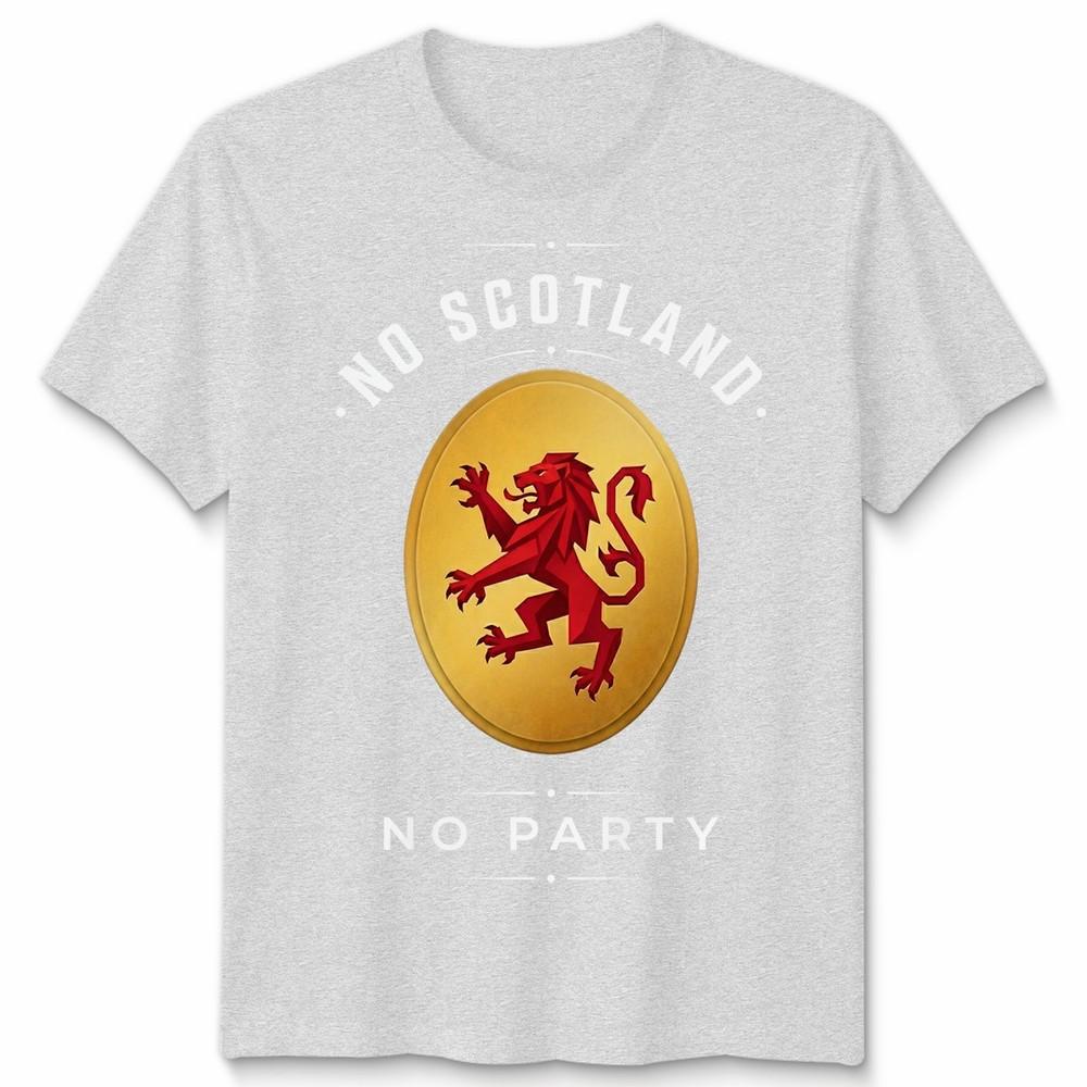 No Scotland No Party Football Unisex T Shirt Scotland Fan Unisexs Unisexs Top