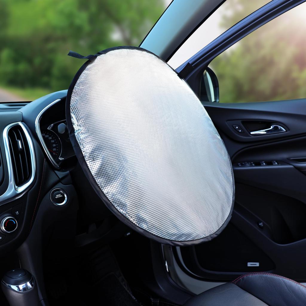 Steering Wheel Cover, Sunshade, Universal Steering Wheel Cover, Sun Shade, Heat Shield, Car Accessory,
