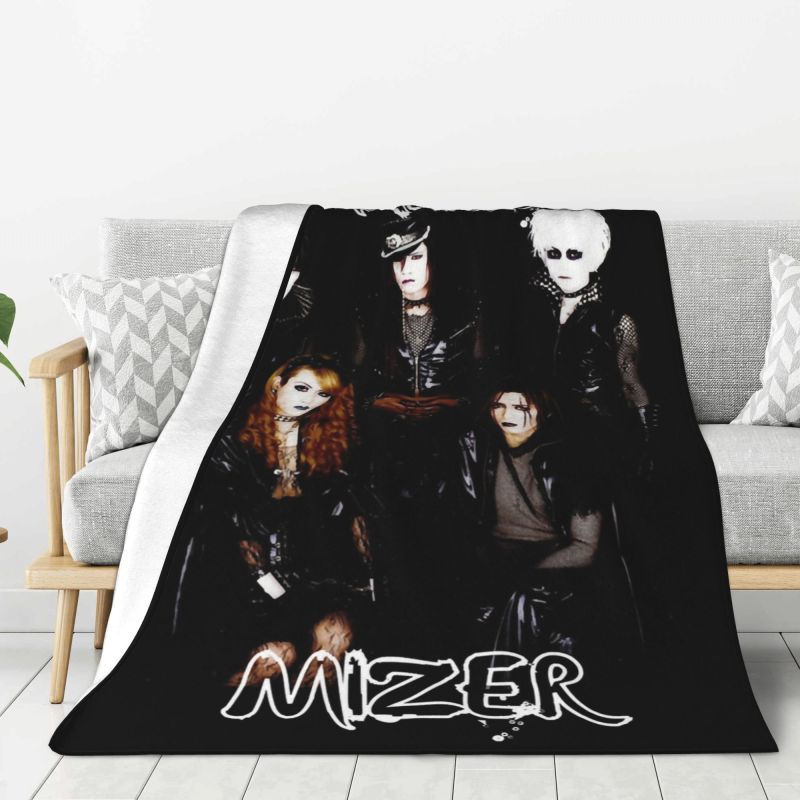 Custom Malice Mizer Mana Sama Moi Meme Moitie Blanket Warm Fleece Soft Flannel Throw Blankets for Bed Sofa Car Spring Autumn