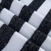 50x160cm 3cm Short Plush Fabric, Striped Plush Fabric, Artificial Fur Display, Shooting Background Toys, DIY Handicrafts