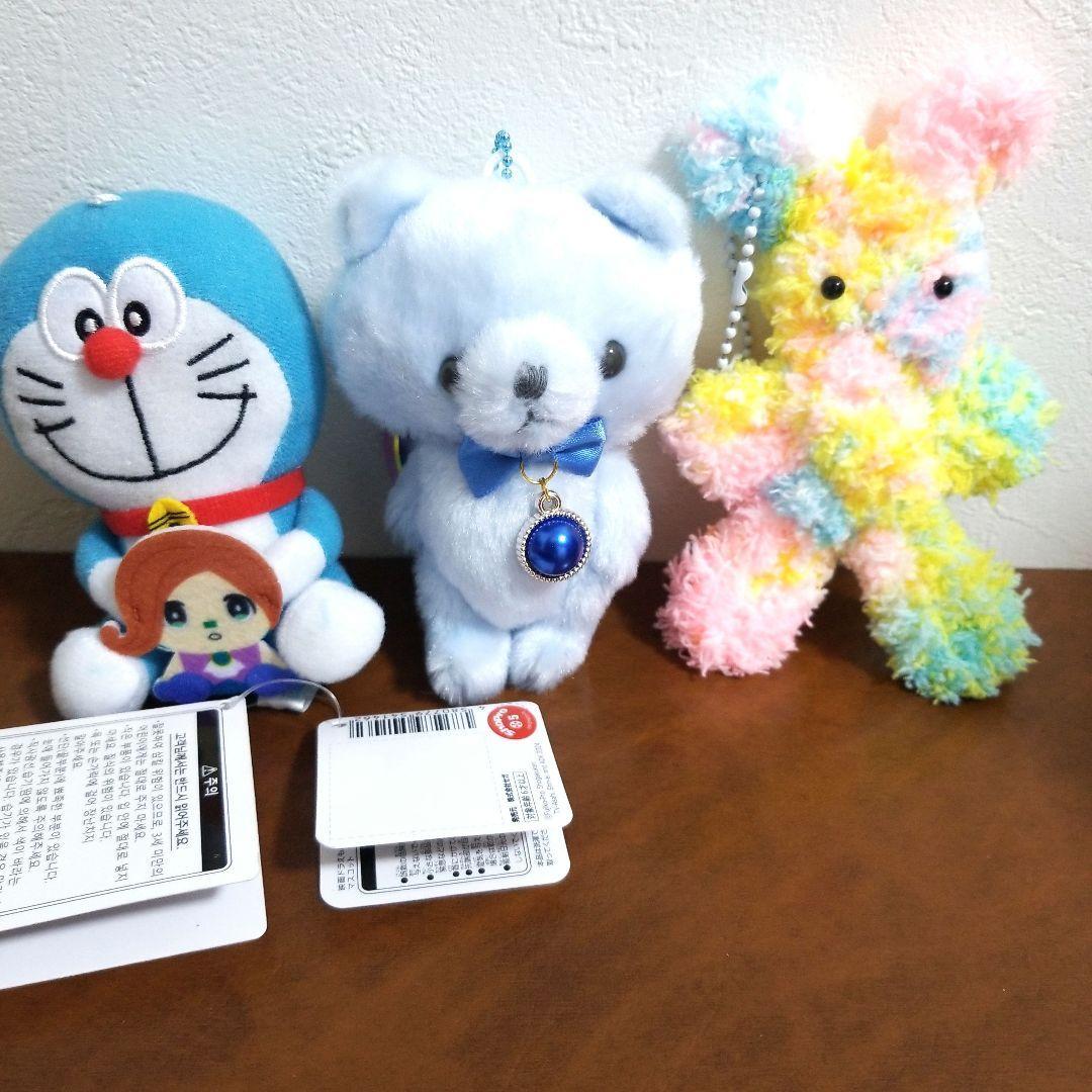 Mascot stuffed animal 3-piece set amusement