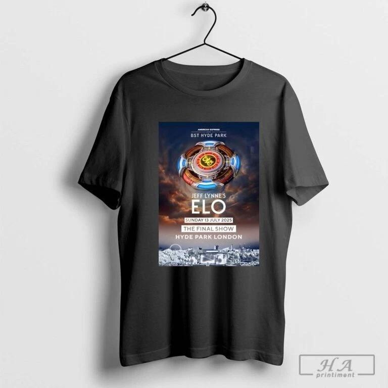 Jeff Lynne s ELO London BST Hyde Park 13 July 2025 Unisex Shirt, Fan Gift 2XL