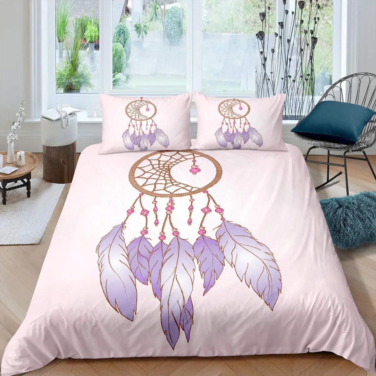 Прекрасный розовый комплект постельного белья пододеяльник 140X200 для девочки спальня — фото 17