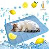Breathable Mesh Cooling Pad for Cats and Dogs - Summer Ice Slippery Fabric, Rectangular Pet Bed To Keep Pets Cool and Comfortable, Dog Cooling Pad