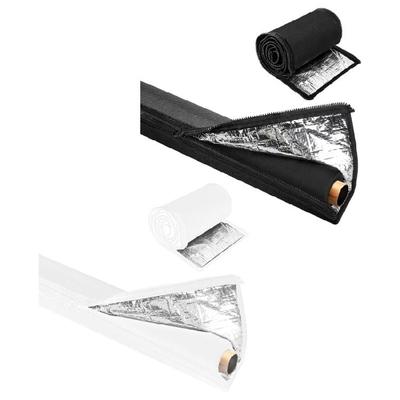 Insulated Air Conditioning Pipe Sleeve Zipper Design Aluminum Foil Lining Weather Resistant Cover for Outdoor Unit