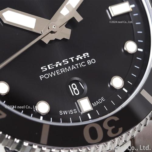 Tissot Men's Seastar 1000 Automatic Watch, Black Dial, Bracelet, T1204071105100, Officially Imported