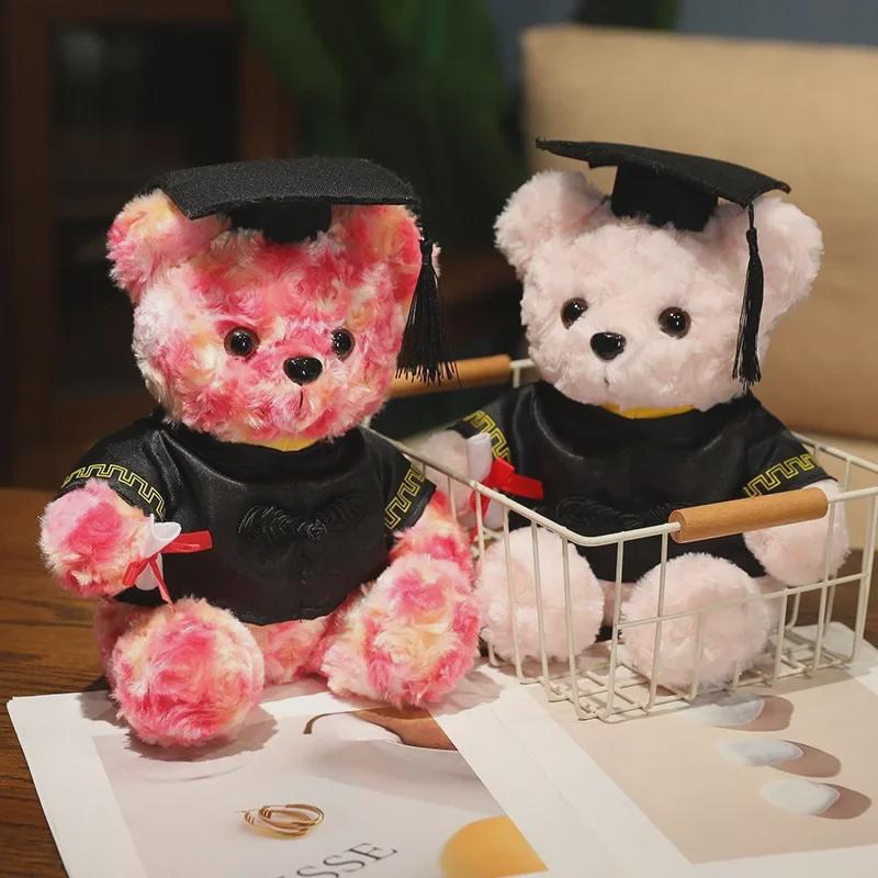 Graduation Teddy Bear with Doctor Hat Plush Toy Gift